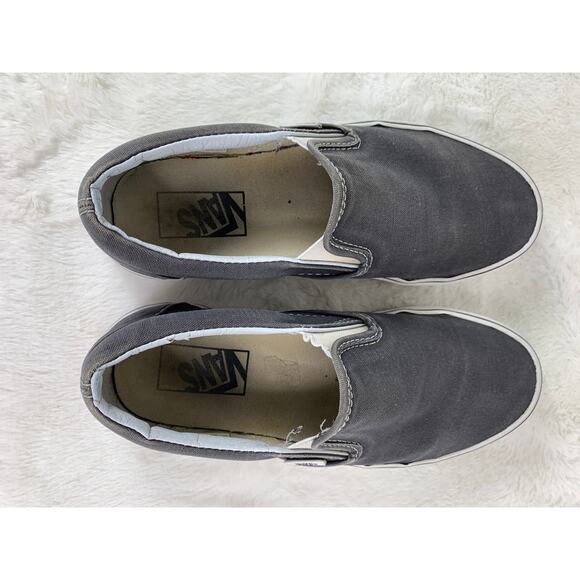 Vans Slip-On Shoes Unisex Gray Size Men’s 5.5 / Women’s 7 Casual Sneakers - Picture 10 of 10
